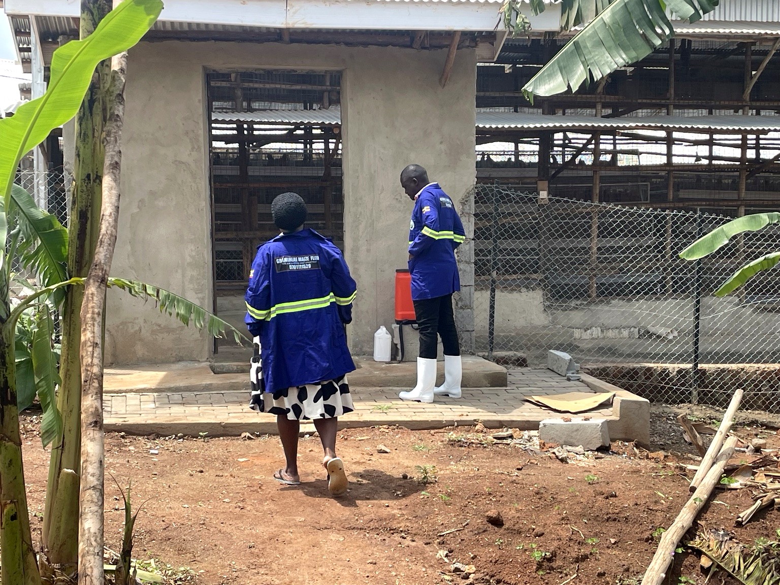 Poultry facility visit
